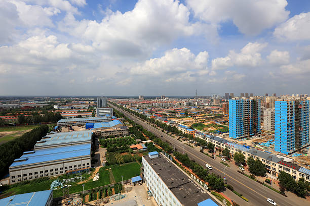 istock Urban architectural scenery, LUANNAN COUNTY, Hebei Province, China 2227452314