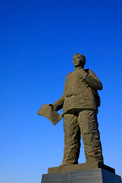istock City sculpture in the snow 2227453160