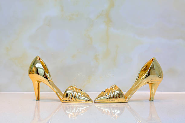 istock aureate high-heeled shoes 2227453311