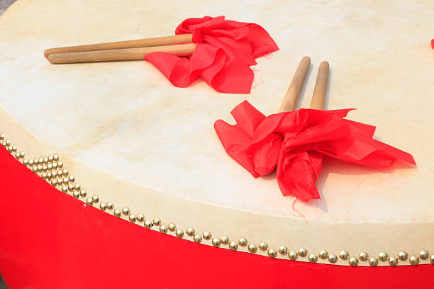 istock Chinese style drums and hammer 2227454060