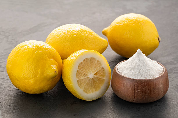 istock Baking soda with lemon - Citrus Limon 2227455647
