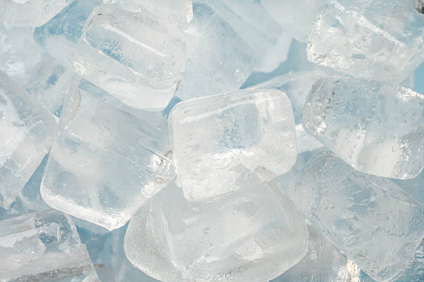 istock Pieces of crushed ice background close up 2227455961