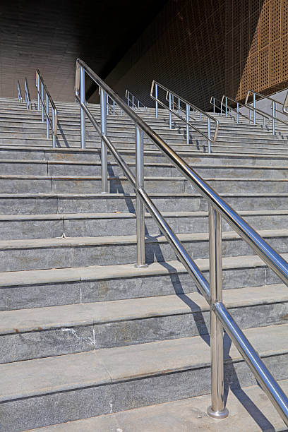 istock Steps and stainless steel railings 2227457343