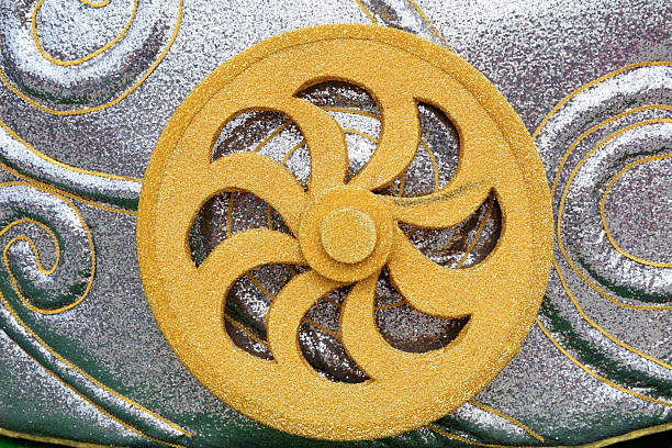 Golden Wheel decoration