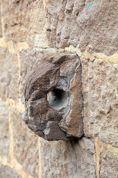 istock Rope piercing on the rock wall 2227459825