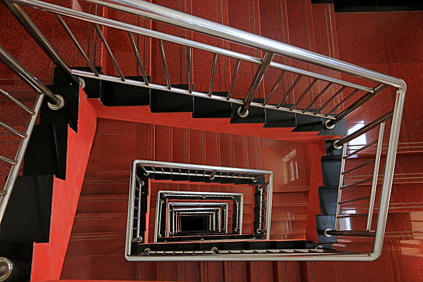 Spiral stairs, architectural photos