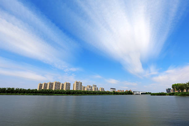 Waterfront City Architectural Scenery, Luannan County, Hebei Province, China