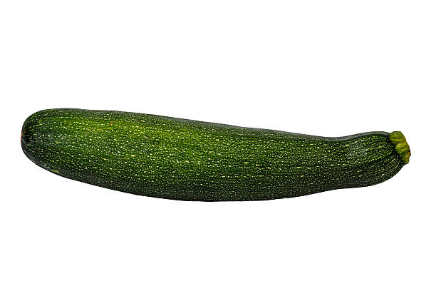 istock Fresh Green Zucchini Isolated on White Background. 2227473938
