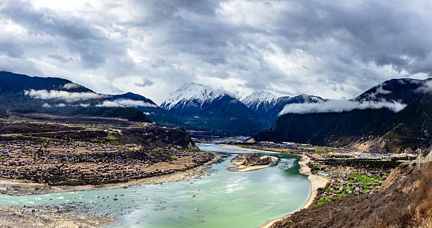 istock Panoramic view of Yarlung Tsangpo River in Spring 2227475302