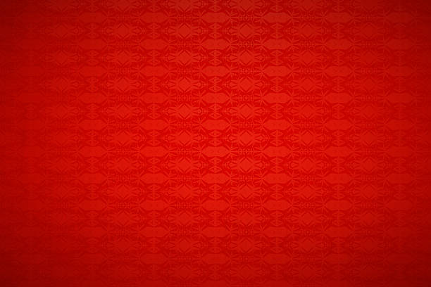 istock Dark maroon, deep red color gradient paper textured effect Christmas, New Year birthday Valentine celebration vector full frame abstract woven braided intertwined rattan pattern or design horizontal background, wallpaper 2227478644