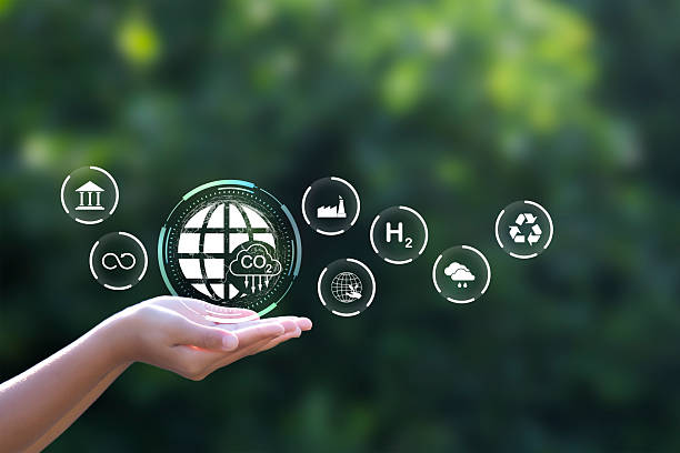 istock The carbon neutral concept reduces CO2 emissions, reducing global warming. 2227481708