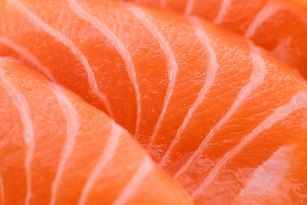 istock Fresh, juicy salmon cut into pieces for sashimi 2227483502
