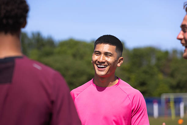 istock Footballers Talking Between Drills 2227492253