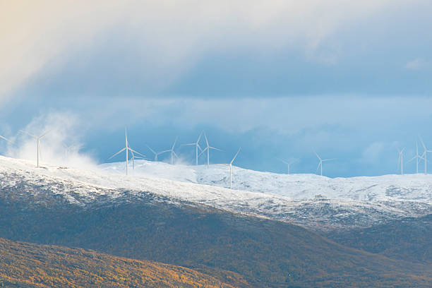 Wind Farm on Kvaloya Island - Norway