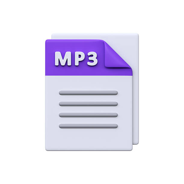 istock MP3 file, format, 3D icon. Audio format for music, sound effects, and digital playback. 2227514150