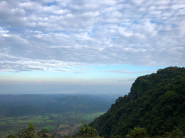 istock Vast Mountain View Under Blue Cloud-Streaked Sky 2227514548