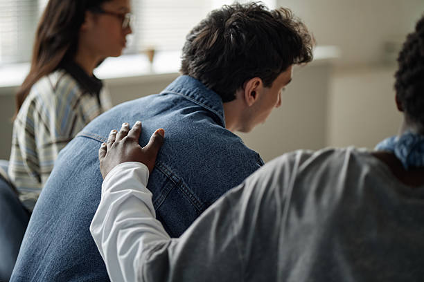 istock Diverse Teenagers Supporting Each Other during Counseling Session Indoors 2227521439