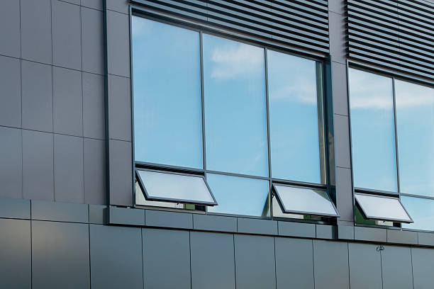 istock Modern window systems in an industrial building, copy space 2227522788
