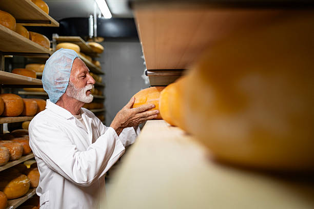 istock Production of high quality cheese. 2227536011