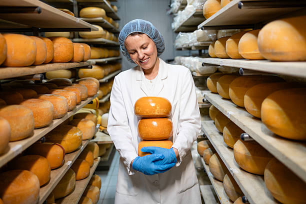 Production and storage of quality handmade cheese.