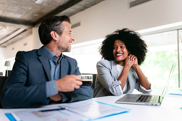 istock Business people having a conversation during a meeting in the office 2227541019