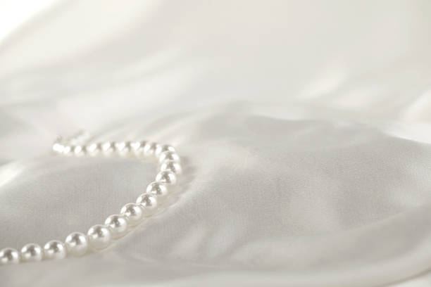 White wedding dress hanging up ready for bride with embroidered flowers