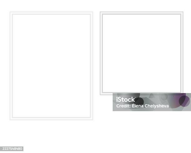 Rectangular Vector Photo And Collage Frame Stock Illustration ...