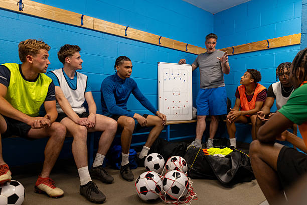 istock Football Training Tactics 2227549956