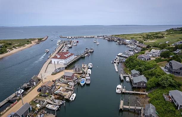 istock Aerial view of Martha's Vineyard harbor. 2227551218
