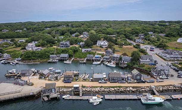 istock Aerial view of Menemsha, Martha's Vineyard. 2227551223