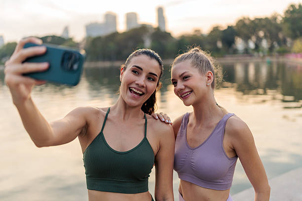 istock Friends Taking a Post-Workout Selfie 2227553223