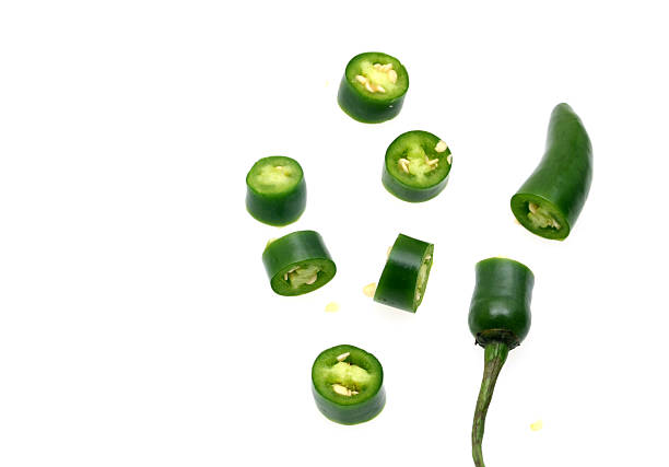 istock Fresh hot serrano peppers chopped 2227556541