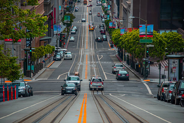 istock urban view at San Francisco street 2227560549