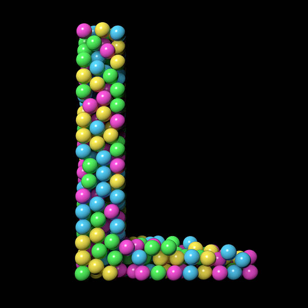 istock Letter L made with Colorful Balls 2227562232