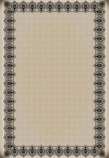istock Elegant retro style background with decorative ornamental frame. 2227565390