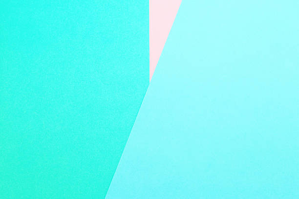 istock Multicolored triangle. Blue, pink and green colors paper background. 2227568060