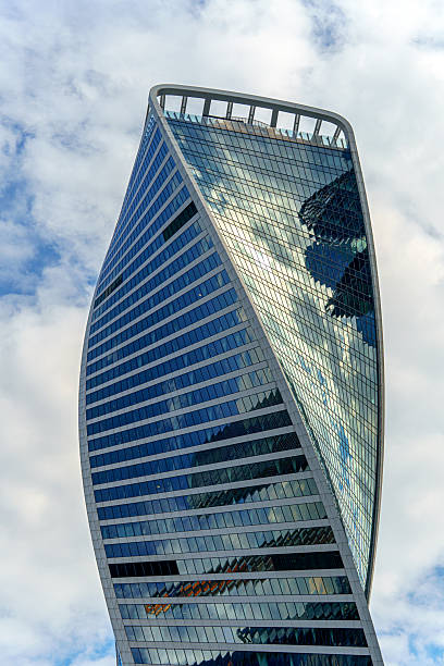 istock The Evolution Tower in Moscow impresses with its twisted silhouette and modern architecture. 2227572153
