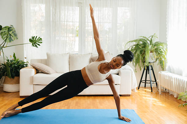 istock Peaceful Home Yoga Practice 2227572786