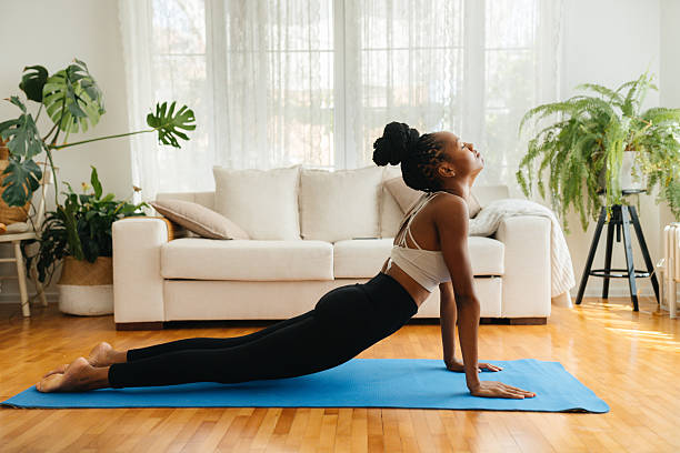 istock Peaceful Home Yoga Practice 2227572822
