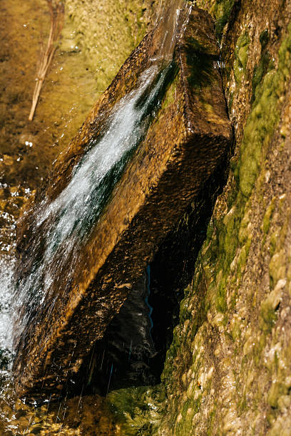 istock Stone Water Channel with Moss at the Green Monastery 2227583197