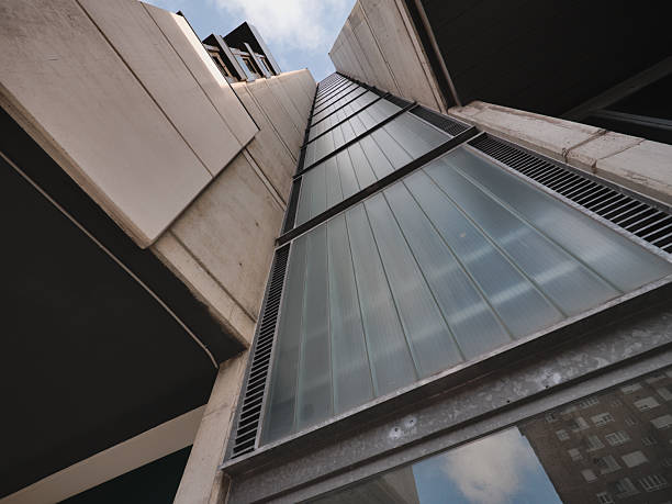 istock Low angle view of modern architecture in Europe 2227585092