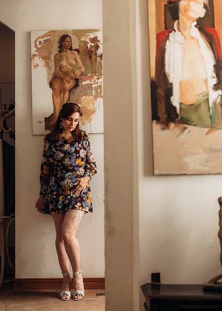 istock A Charming Woman Posing Elegantly in a Stylish Restaurant and Its Unique Setting 2227590220