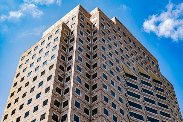 istock Office building in business district. Skyscraper building architecture. Business skyscraper. Modern building. Skyscraper in city downtown. City downtown with skyscraper. Modern architecture 2227594772