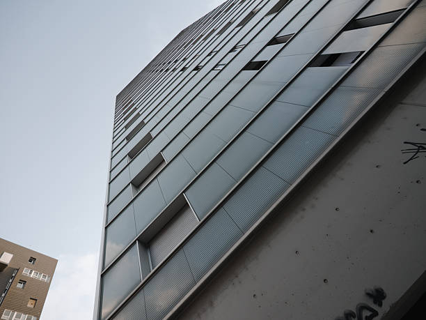 istock Low angle view of a modern building in Europe 2227596849