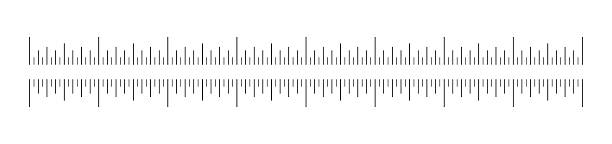 istock 8 inches measuring tool sample. Scale for ruler in inches. Length measurement math, distance, height black icon. Eight inches measuring scale template without numbers. Sewing tool outline thin pattern 2227605719