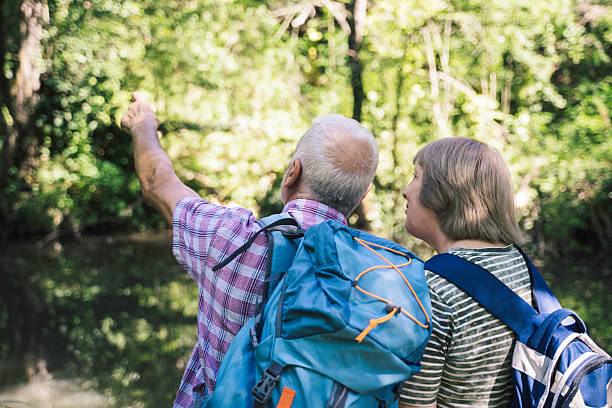 istock Elderly Couple Pointing and Enjoying Nature Together 2227610242