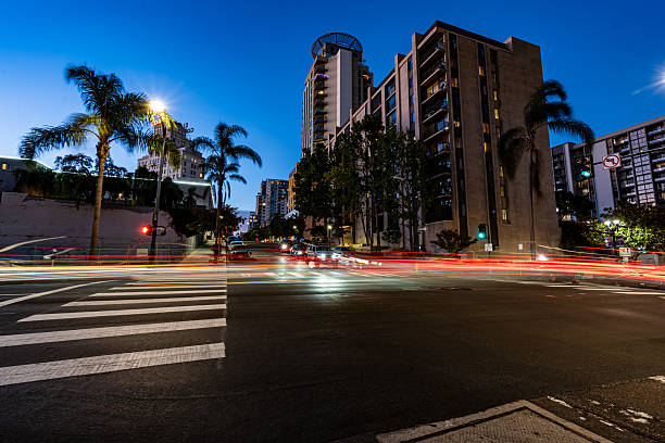 istock San Diego A Street at Night 2227619583