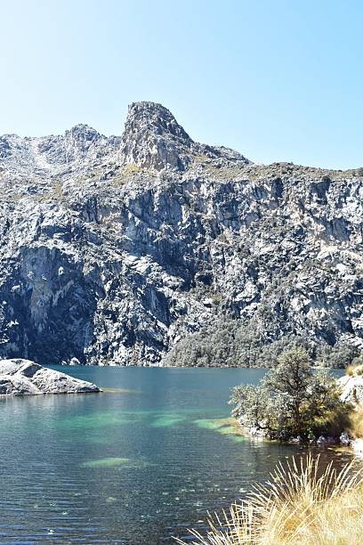 istock Andean Alpine Lake: Clear Waters Beneath Rocky Peaks 2227622572