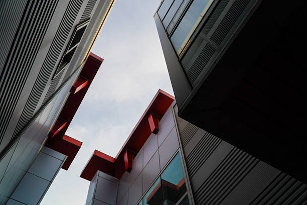istock Abstract perspective of contemporary urban architecture 2227623809