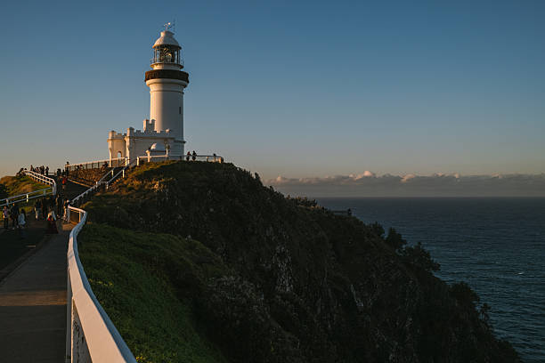 istock Lighthouse on cliffside at Byron Bay during golden sunset. 2227624426